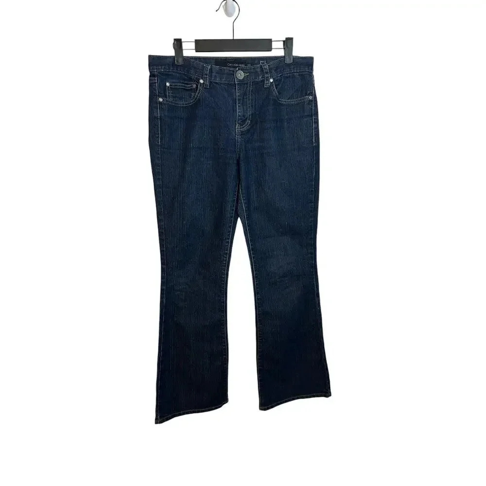 Calvin Klein Dark Wash Flare Jeans